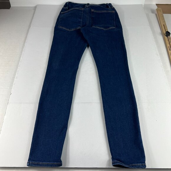 Good American Jean Women 26x28* Good Waist Skinny Always Fit Blue Denim Tag 6-12 - Picture 11 of 16